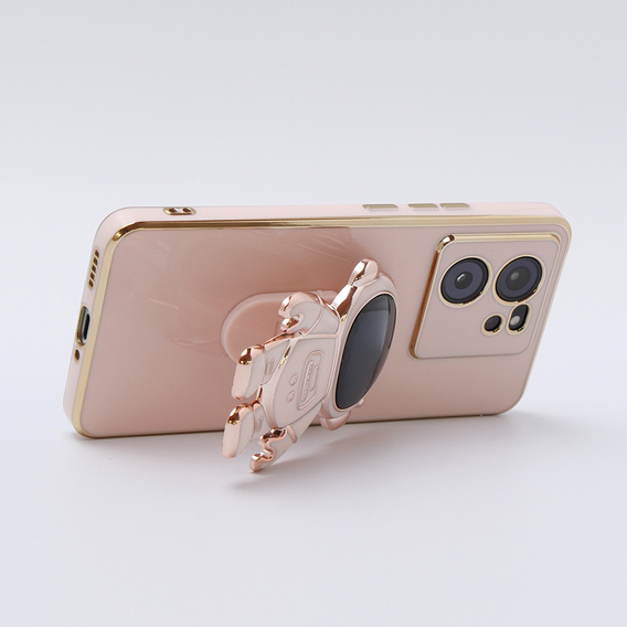 Pouzdro pro Xiaomi 13T / 13T Pro, Astronaut, růžové rose gold