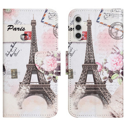 Klopové pouzdro pro Samsung Galaxy M15 5G, Wallet, Eiffel Tower