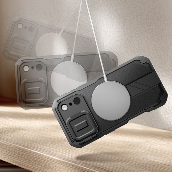 Pouzdro Tech-Protect pro iPhone 17 Pro Max, Kevlar MagSafe+, černé