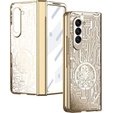 Pouzdro pro Samsung Galaxy Z Fold 5 5G, Mechanical Legend, zlaté