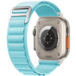 Nylonový řemínek pro Apple Watch 1/2/3/4/5/6/7/8/SE/ULTRA 42/44/45/49 mm, modrý