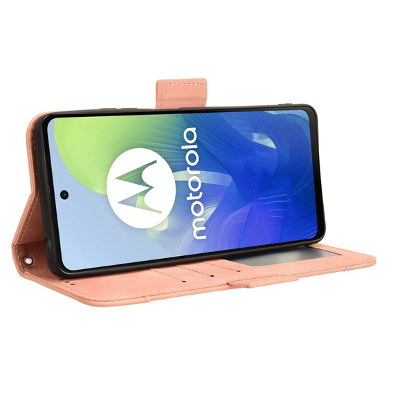 Klopové pouzdro pro Motorola Moto G24 / G24 Power / G04, Card Slot, růžové