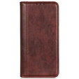 Flipové pouzdro pro Xiaomi 15 Ultra, Split Leather, hnědé