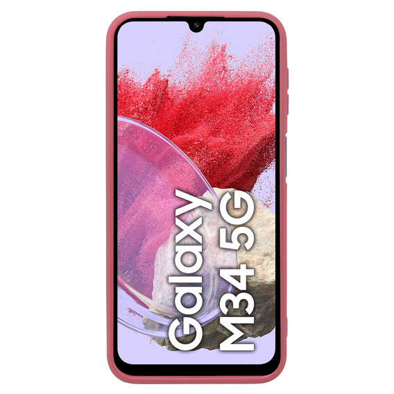 Pouzdro pro Samsung Galaxy M34 5G, Silicone Lite, červené