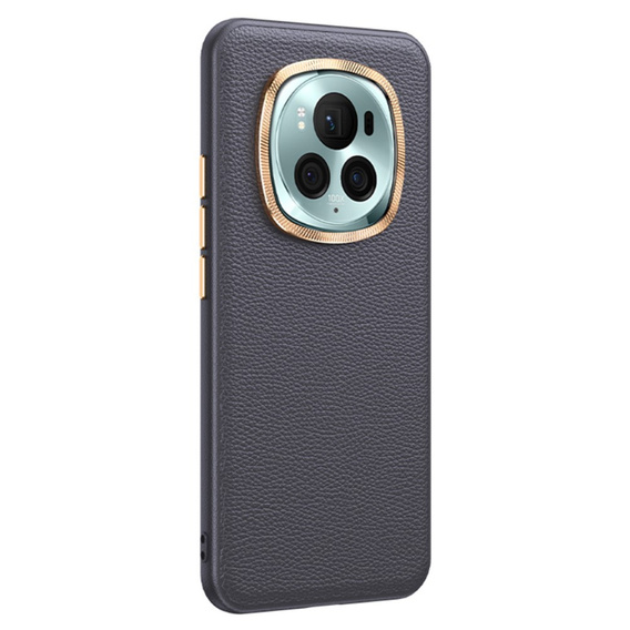 Kožené pouzdro pro Honor Magic 6 Pro 5G, leather hybrid, šedé