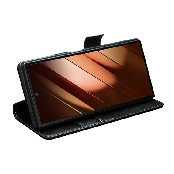 Kožené peněženkové pouzdro s funkcí stojánku pro Samsung Galaxy Z Fold7
