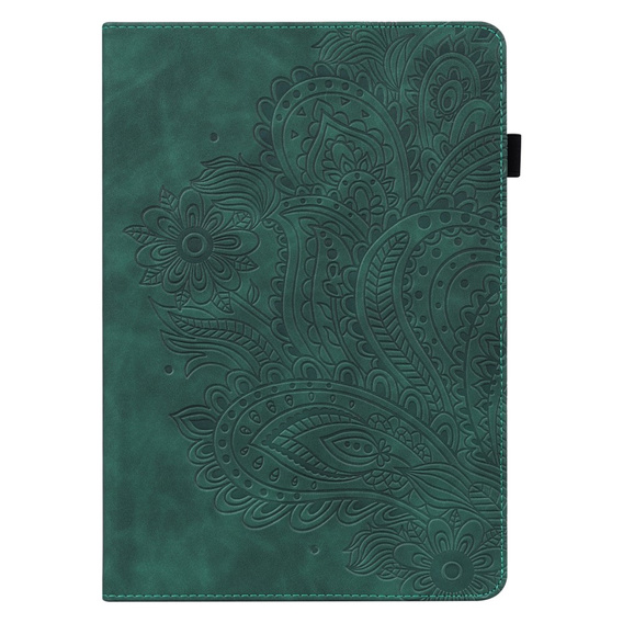 Pouzdro s klopou pro Xiaomi Redmi Pad SE 11", flower, zelené