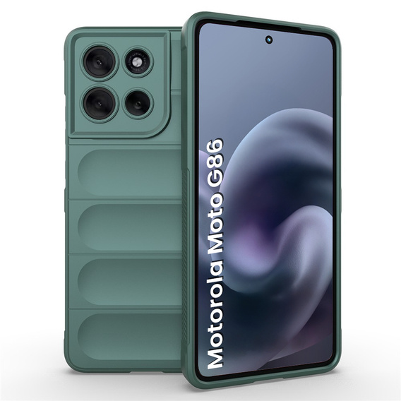 Pouzdro pro Motorola Moto G86 Power 5G, Gaming Shockproof, zelené