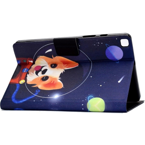 Pouzdro pro Samsung Galaxy Tab A7 Lite 8.7 T220 / T225, astronaut dog