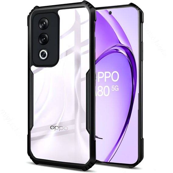 Pouzdro pro Oppo A80, AntiDrop Hybrid, černé