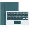 Pouzdro + klávesnice Lenovo Tab P11 J606F / Tab P11 5G, TouchPad Keyboard, tmavě zelené