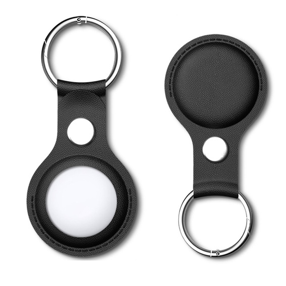 4x pouzdro pro Apple AirTag, PU Leather Grain, 4 barvy