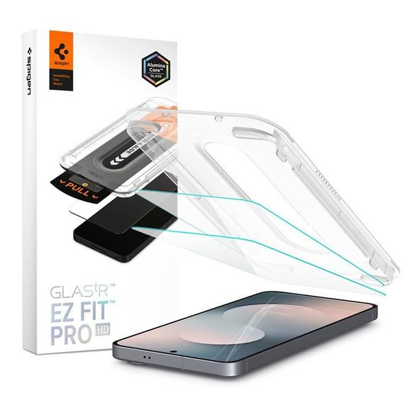 Tvrzené sklo Spigen Glas.tR EZ Fit Pro HD 2-Pack pro Samsung Galaxy S25 FE