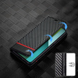 Flipové pouzdro pro Xiaomi Redmi Note 13 Pro 5G, Carbon LC.IMEEKE, černé