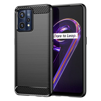 Pouzdro pro Realme 9 Pro+ Plus / Realme 9 4G, Carbon, černé