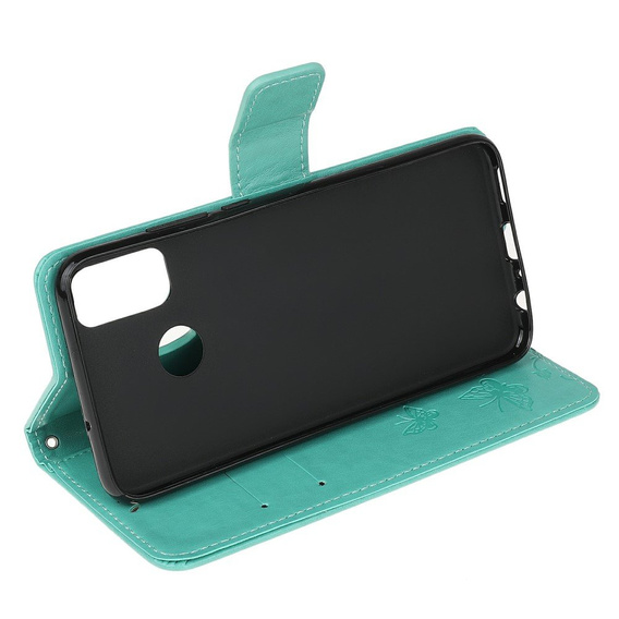 Klopové pouzdro pro Motorola Moto G30 / G10, Butterfly, modré