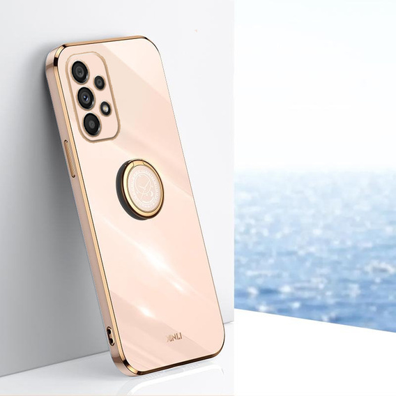 Pouzdro pro Samsung Galaxy A53 5G, Electro Ring, růžové