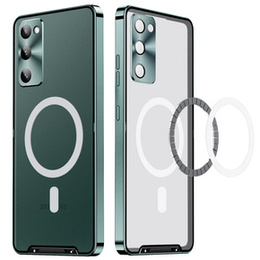 Ochranné pouzdro na fotoaparát pro Samsung Galaxy S20 FE, CamShield MagSafe, transparentní / zelené