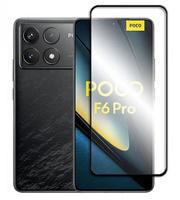 3D tvrzené sklo pro Xiaomi Poco F6 Pro, černý rámeček