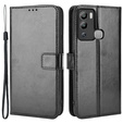 Klopové pouzdro pro Infinix Hot 12i 4G, Crazy Horse Wallet, černé