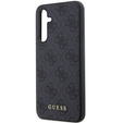 Pouzdro GUESS pro Samsung Galaxy S23 FE 4G Metal Gold Logo, šedé
