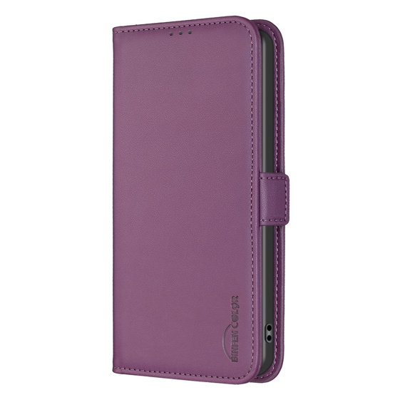 Klopové pouzdro pro Xiaomi Redmi Note 13 5G, BINFEN Wallet, tmavě fialové