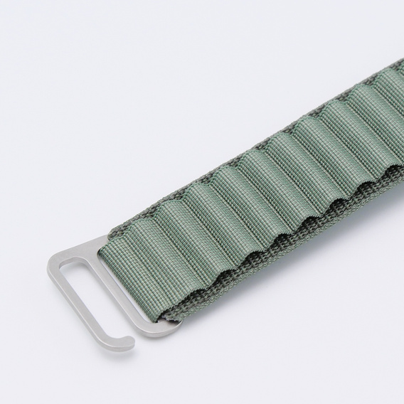 Nylonový řemínek pro Apple Watch 1/2/3/4/5/6/7/8/SE/ULTRA 42/44/45/49 mm, zelený