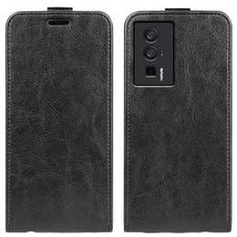 Klopové pouzdro pro Poco F5 Pro 5G, Flip, černé