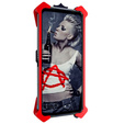 Pancéřové pouzdro pro Asus ROG Phone 7 5G, Aluminum Alloy, černá / červená