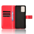 Klopové pouzdro pro Motorola Moto E14, Crazy Horse Wallet, červené