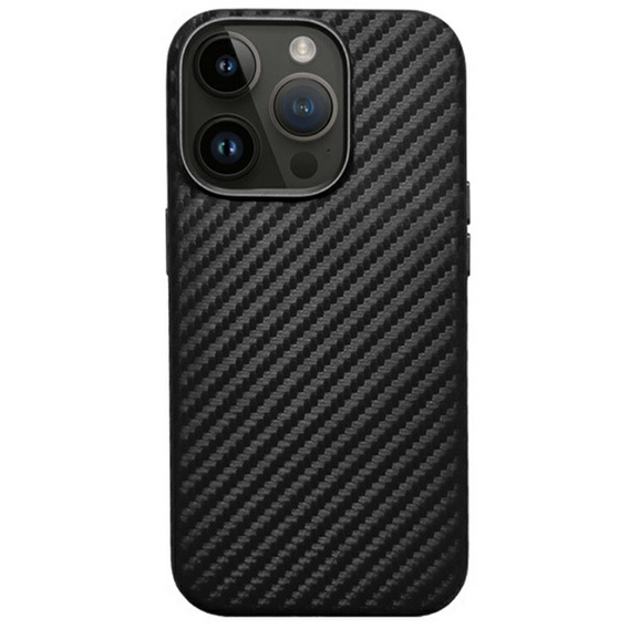 KZDOO pouzdro pro iPhone 16 Pro, Carbon Fiber, černé
