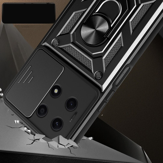Pouzdro pro Honor X8a 4G, CamShield Slide, černé