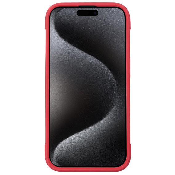 Pouzdro pro iPhone 15 Pro, ERBORD Armor Mag, červené