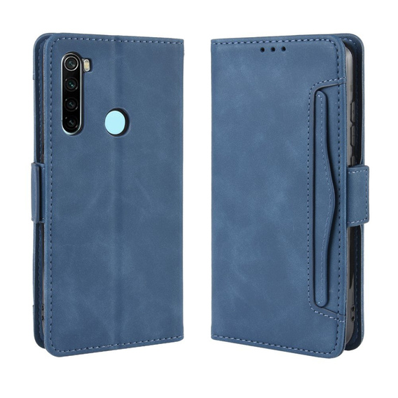 Klopové pouzdro pro Xiaomi Redmi Note 8T, Card Slot, modré