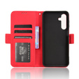 Klopové pouzdro pro Samsung Galaxy A16, Card Slot, červené