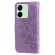 Klopové pouzdro pro Xiaomi Redmi 13C / Poco C65, Mandala Flower, fialové