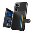 Pouzdro pro Samsung Galaxy A54 5G, Card Holder Kickstand, černé