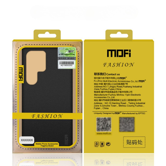 Pouzdro MOFI Slim pro Samsung Galaxy S23 Ultra, černé