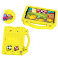 Dětské pouzdro pro iPad mini 7.9" 2019/2015/2014/2013/2012 (5/4/3/2/1 gen.), Cute Patterns, se stojánkem, žluté