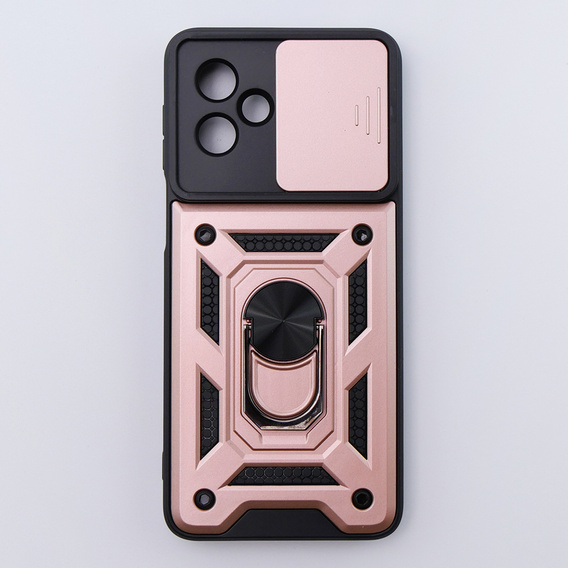 Pouzdro pro Motorola Moto G54 5G, CamShield Slide, růžové rose gold