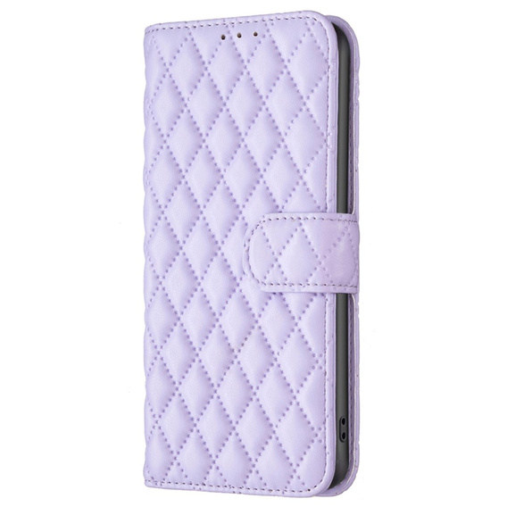 Klopové pouzdro pro Samsung Galaxy A15, Wallet, BINFEN COLOR, fialové