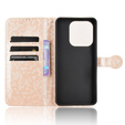 Flipové pouzdro pro Xiaomi Redmi Note 14 4G, Wallet Rhombus, růžové
