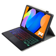 Pouzdro s podsvícenou klávesnicí a Bluetooth touchpadem pro Lenovo Idea Tab 11" / Tab K11 11" (2 gen.), černé