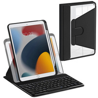 Pouzdro + klávesnice iPad 10.2 2021 / 2020 / 2019 7/8/9 gen, černé