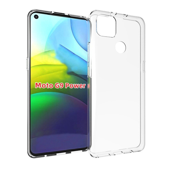 Tenké pouzdro pro Motorola Moto G9 Power, Slim, průhledné