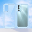 Pouzdro pro Samsung Galaxy A25 5G, Fusion Hybrid, transparentní / modré + 9H sklo 