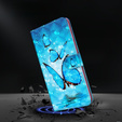 Klopové pouzdro pro Samsung Galaxy A14 4G/5G, Wallet Butterfly, modré