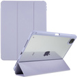 Pouzdro pro iPad Pro 12.9" 2022/2021/2020 (6/5/4 gen.), Smartcase Hybrid, se slotem na stylus, fialové