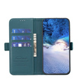 Klopové pouzdro pro Xiaomi Redmi Note 13 5G, BINFEN Wallet, zelené