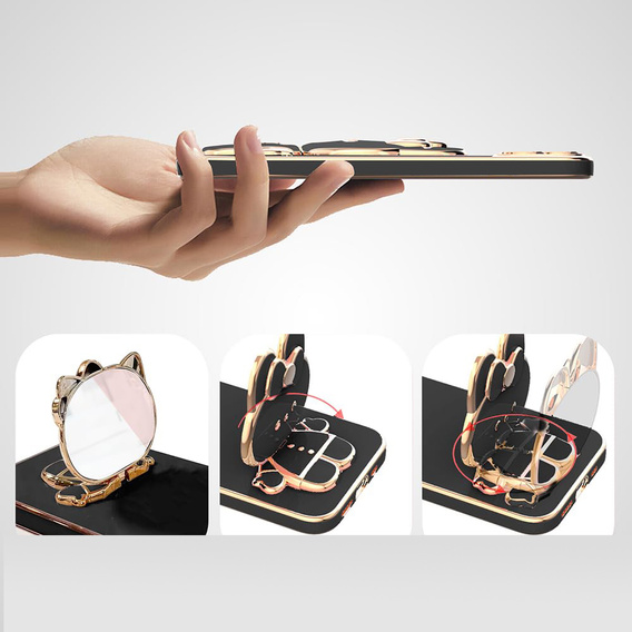 Pouzdro pro Xiaomi Redmi 13, Bunny, černé
